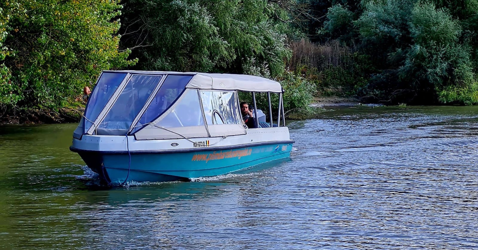 Boat ride on the Danube in Galati